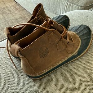 Sorel Brown and Black Rugged Boots